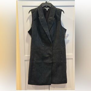 New!  Terra & Sky Black Sleeveless Dress or vest
